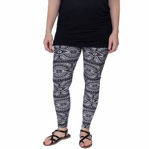 Agnes & Dora Kuzco's House Black & White Leggings NWT in Package LARGE GORGEOUS